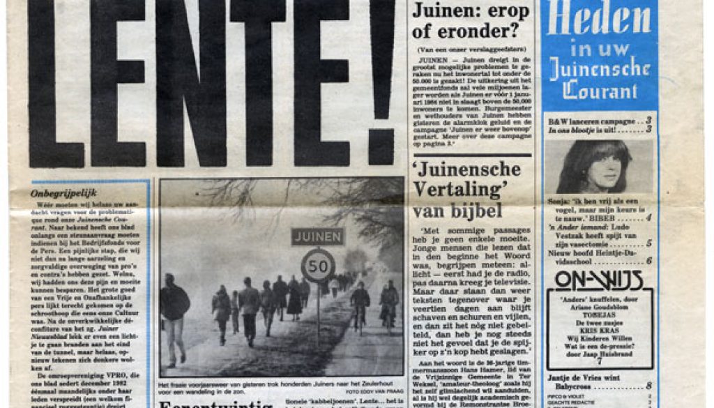 1983_Juinen_Lente_krant